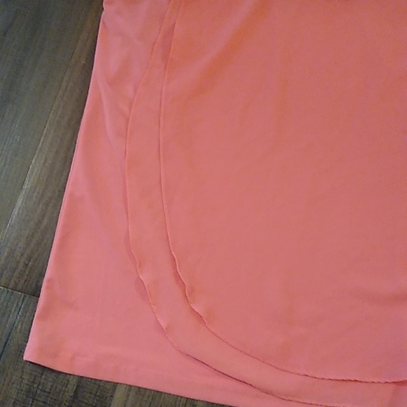 Coral Calvin Klein Sleeveless Blouse Size Medium NWT - Picture 2 of 4